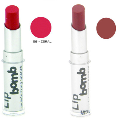 

Color Fever CF Bomb Lipstick 09-10(Coral, Cardinal, 8 g)