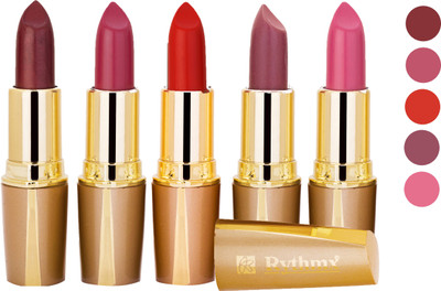 

Rythmx Creamy Matte Lipstick 2207201648 Light Red, Neon Pink, Brown, Light Brown, Pink Lipstick(Brown, Purple, Maroon, Red, 20 g)