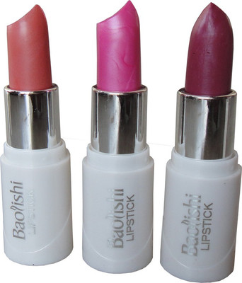 

Baolishi Long Lasting Lipstick -we-Set of 3(Multicolor)