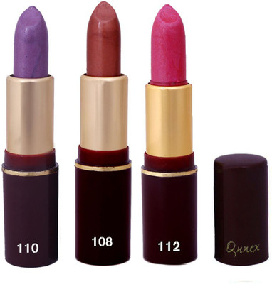 

Imported Qunex Maroon,Purple,Brown Lipsticks Combo 1806185(Multicolor,)