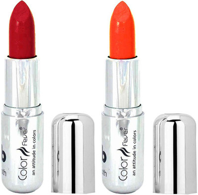 

Color Fever Creamy Matte Brick Red Lipstick 24201640(Brick Red, Orange, 8.4 g)