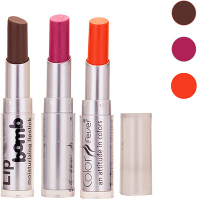 

Color Fever New Delhi Girls Selected Color Lipstick 118(Brown, Purple, Orange, 9.6 g)