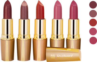 

Rythmx Creamy Matte Lipstick 2207201609 Light Red, Neon Pink, Brown, Light Brown, Pink Lipstick(Brown, Purple, Maroon, Red)