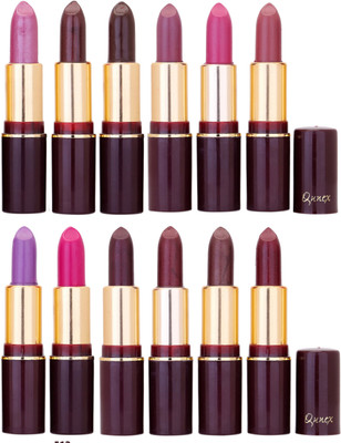 

Qunex Rich Colour Lipstick Wholesale Combo 1105201616(Multicolor,, 48 g)