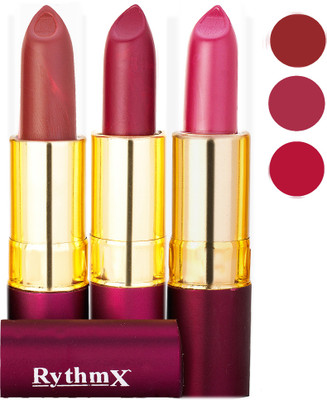 

Rythmx Matte Lipstick Combo 416 421 431(Multicolor,)