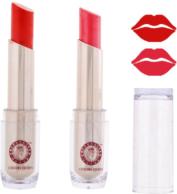 

COLORS QUEEN Glam Lipstick (Cool Pink, Tangy orange)(CQ-112)