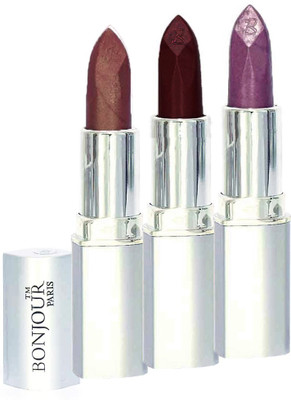

Bonjour Professional 0208 Coffee Maroon Purple Lipstick(Maroon, Coffee, Purple, 11.4 g)