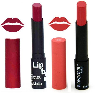 

Color Fever Creamy Matte Lipstick Combo 3-7(Multicolor,, 8 g)