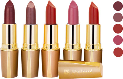 

Rythmx Creamy Matte Lipstick 2207201611 Light Red, Neon Pink, Brown, Light Brown, Pink Lipstick(Brown, Purple, Maroon, Red)