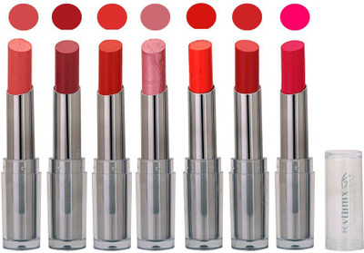

Rythmx Color Blast Super Stay Lipstick Combo (Pack of 7, in Perfect Sade)180(Red)
