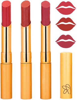 

Rythmx Mauve+Brik Red+Mauve Color Lipstick Combo 327(Multicolor,)