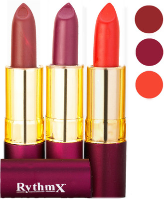 Rythmx Matte Lipstick Combo 421 429 433(Multicolor,)