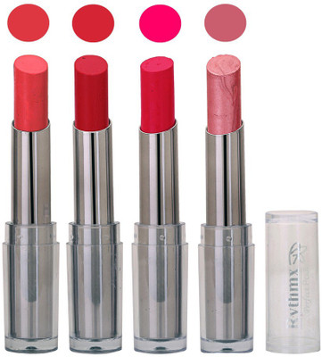 

Rythmx Lipstick in Pink,Redish,Rani Pink,Voilet Pack of 4(Multicolor)