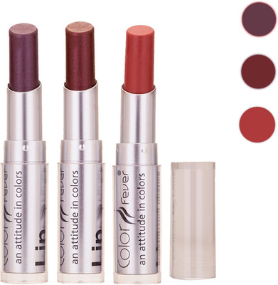 

Color Fever New Delhi Girls Selected Color Lipstick 34(Plum, Brown, Brick, 9.6 g)