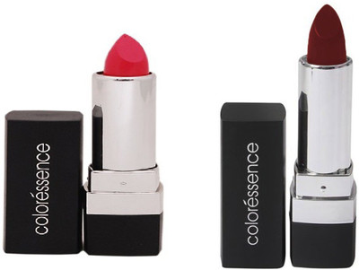 

Coloressence Mesmerising Lip Color (Code-75)-(Code-50) Packof2(Forever Rose, Charry Blossom, 4 g)