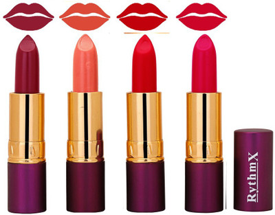 

Rythmx in Four Different Color Lipstick Combo 5117(Multicolor)