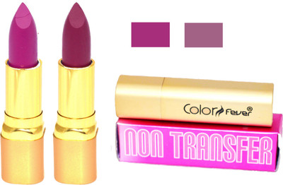 Color Fever Lipstick Purple Set 124(Purple, Purple, 8.4 g)