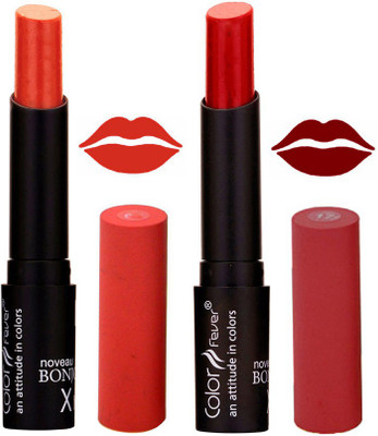 

Color Fever Brick Orange Creamy Matte Lipstick-15-17(Dark Orange, Maroon, 7 g)