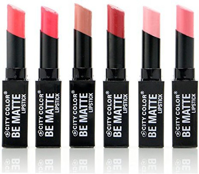 

City Color Matte Bold Hues With Vitamin Set Of Color Lb #L0021B(Multicolor)