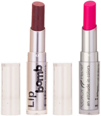 

Color Fever Creamy Matte Limited Offer77160199Chocolate, Neon Pink Lipstick Set(Chocolate, Neon Pink, 6.4 g)