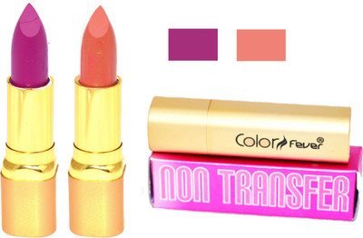 

Color Fever Purple Non Transfer Matte Lipstick-37(Peach, Purple, 8.4 g)