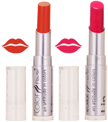 

Color Fever Hot Creamy Matte Girls Lipstick 358(Orange, Pink, 6.4 g)