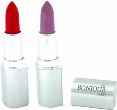

Bonjour Paris Purple Red Lipstick(Purple, Matte Red, 8 g)