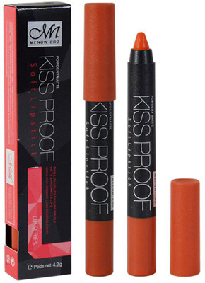 MN Powdery Matte Kiss proof Soft Lipstick Orange(Peach, 4.2 g)