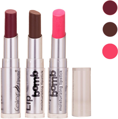 

Color Fever New Delhi Girls Selected Color Lipstick 91(Wine, Brown, Pink, 9.6 g)