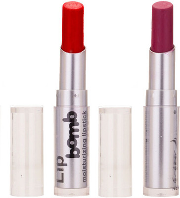 

Color Fever Creamy Matte Limited Offer77160250Red, Purple Lipstick Set(Red, Purple, 6.4 g)