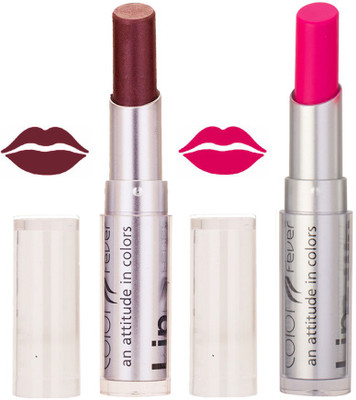 Color Fever Creamy Matte Profissional Brown, Neon Pink(Brown, Neon Pink, 6.4 g)