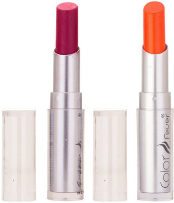 

Color Fever Creamy Matte Limited Offer77160342Purple, Neon Lipstick Set(Purple, Neon Orange, 6.4 g)