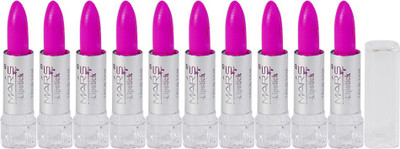 

Mars Mini Pink Color Lipstick Pack of 10(Pnk, 2.5 ml)