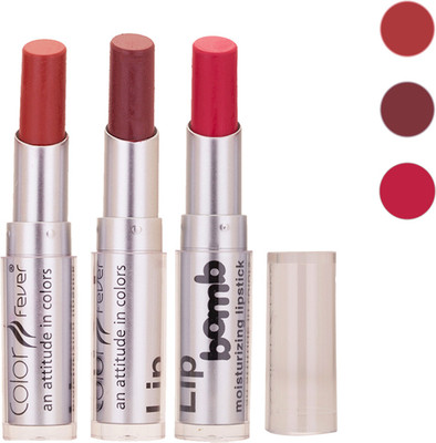 

Color Fever New Delhi Girls Selected Color Lipstick 200(Brick, Brown, Pink, 9.6 g)