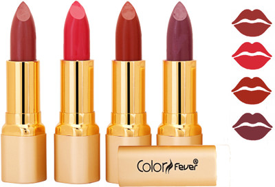 

Color Fever Absolute Non Transfer Matte Lipstick 128(Mauve, Neon, Dry Orange, Plum, 16.8 g)