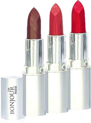 

Bonjour Professional 0232 Coffee Intense Nude Neon Pink Lipstick(Intense Nude, Coffee, Neon Pink, 11.4 g)