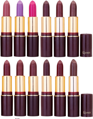 

Qunex Rich Colour Lipstick Wholesale Combo 1105201621(Multicolor,, 48 g)