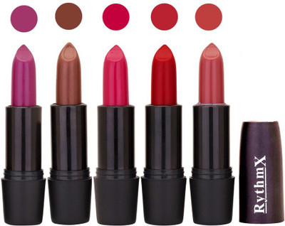 

Rythmx Hi-Defination Matte Lipstick (Pack of 5) 2175(Multicolor,)