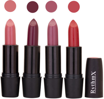 

Rythmx Black Important Lipsticks Combo 42(Multicolor,, 16 g)