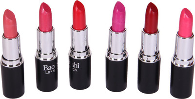 

Looks United Baoiishi Set of 6 Premium Lipsticks(Multi, 3.5 g)