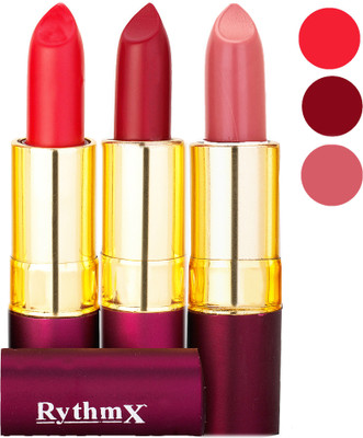 

Rythmx Matte Lipstick Combo 413 415 436(Multicolor,)