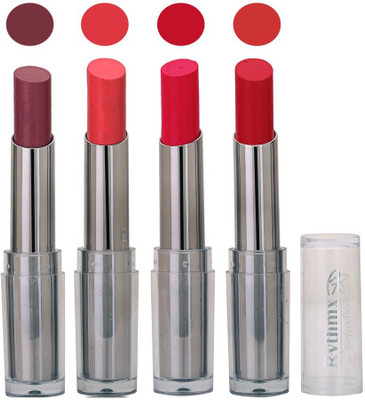 

Rythmx Lipstick in Jamini,Peaches Pink,Pink,Red Pack of 4(Multicolor)