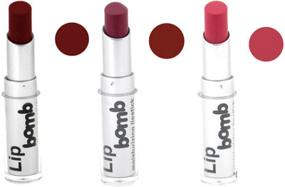 

Color Fever Bomb Matte Lipstick 14-21-1(Cardinal, Dark Rose, Cherry)