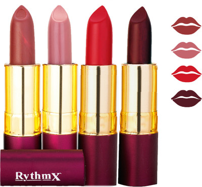 

Rythmx Matte Lipstick Combo 024(Multicolor,)