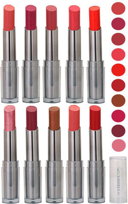 

Rythmx Lipstick All Color Makeup Combo Kit (Pack of 10) 1013(Shade - 53)