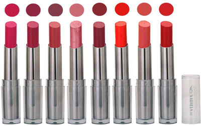 

Rythmx Rich Shades Smooth Matte Lipstick (Pack of 8) 553(Royal Pink,Shimmer Mazanta,Mauve,Voilet,Plum,Orange,Peach,Red)