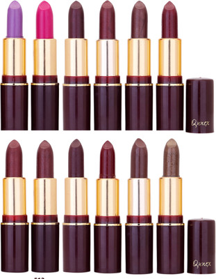 

Qunex Rich Colour Lipstick Wholesale Combo 1105201622(Multicolor,, 48 g)
