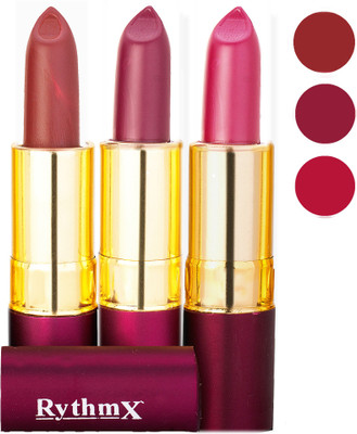 

Rythmx Matte Lipstick Combo 421 429 431(Multicolor,)