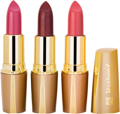 Rythmx Golden Lipstick Combo 1406201613(Multicolor,, 11.4 g)