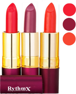

Rythmx Matte Lipstick Combo 413 429 433(Multicolor,)